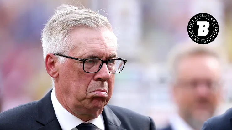 Carlo Ancelotti, técnico do Brasil, reage após a derrota da equipe por 1 a 2 na partida das oitavas de final da Copa do Mundo. (Photo by Justin Setterfield/Getty Images)