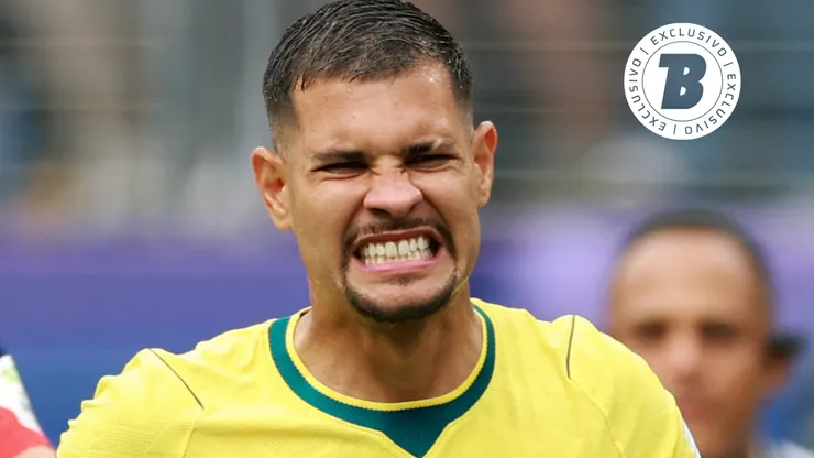 Bruno Guimarães fala da frustração após queda do Brasil. Foto: Elsa/Getty Images