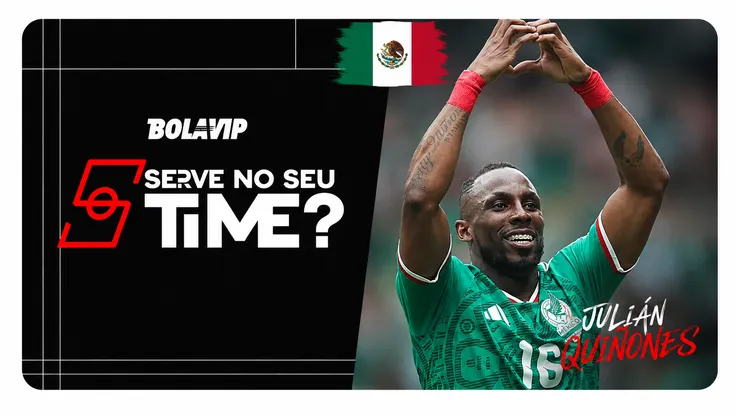 Julian Quinones, atacante do México. Foto: Carl Recine/Getty Images