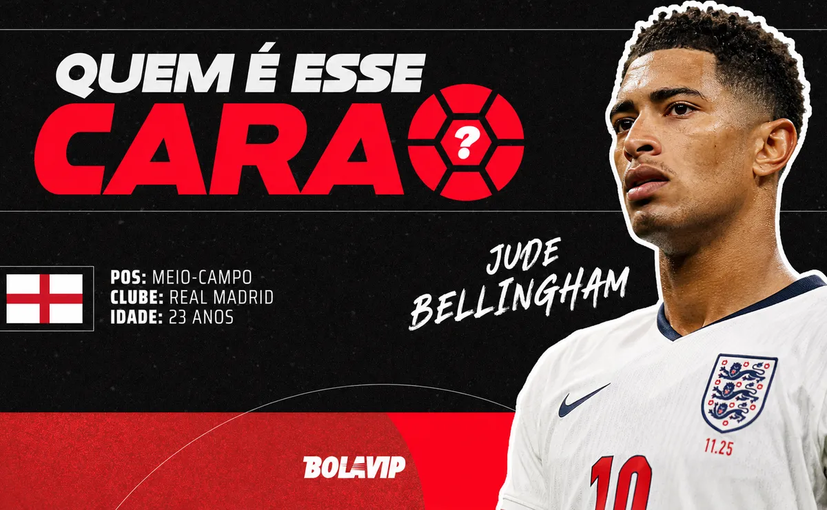 Quem é esse cara? Bellingham põe Inglaterra nas quartas da Copa e pede ‘folga geral’