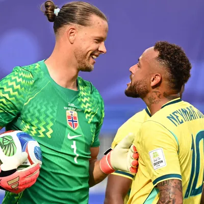 Nyland, goleiro da Noruega, explica provocação a Neymar
