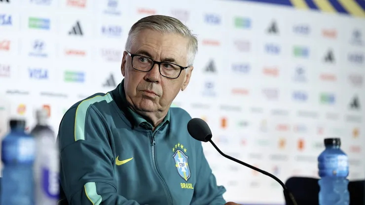 Ancelotti, técnico da Seleção. (Photo by Jack Gorman/Getty Images)