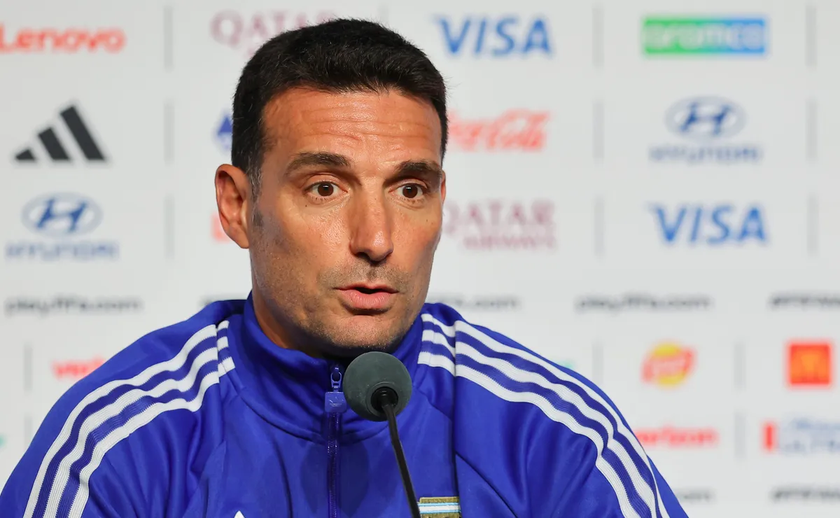 Scaloni relembra gol perdido pelo Endrick na eliminação do Brasil para a Noruega
