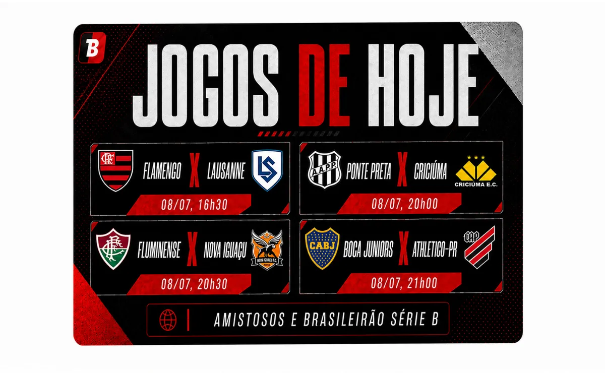 Flamengo, Fluminense e Athletico-PR fazem amistosos hoje; veja horários e onde assistir ao vivo