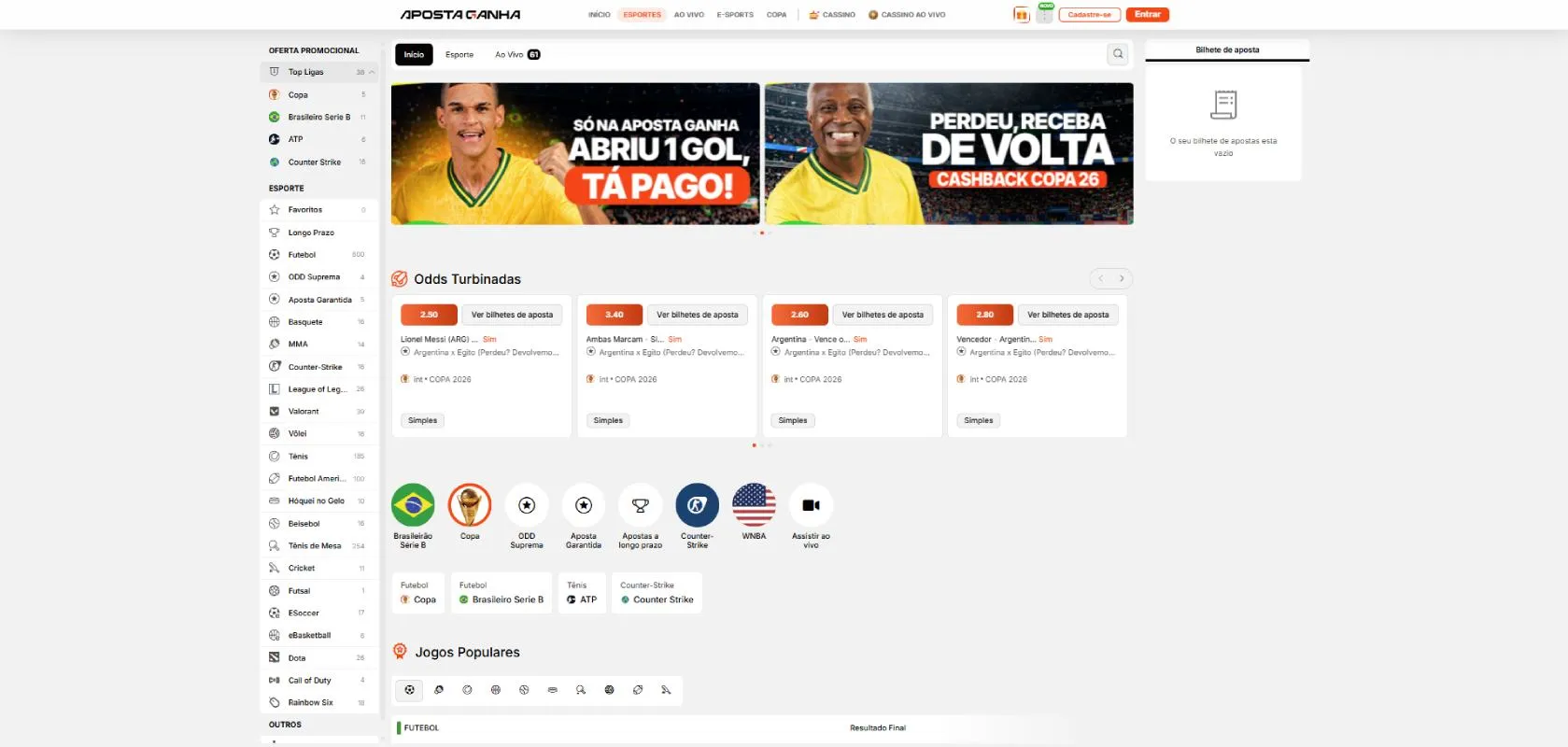 site aposta ganha