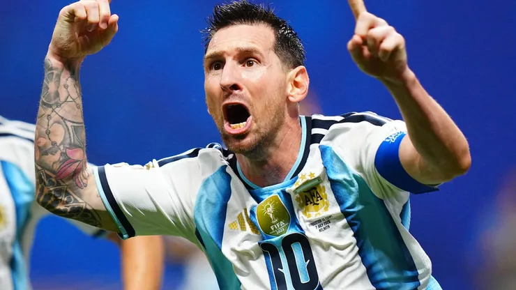 Lionel Messi decidiu mais uma vez para a Argentina.