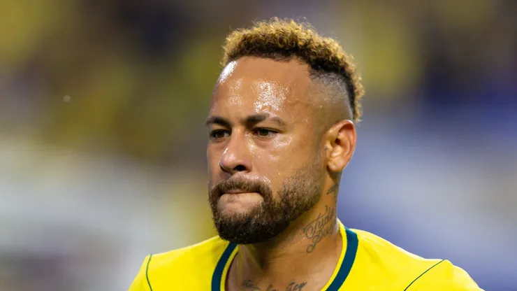 Neymar durante partida contra a Escócia em Miami na Copa do Mundo.