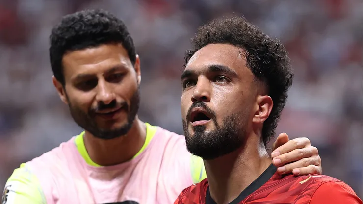 Mostafa Zico teve gol anulado contra os argentinos.