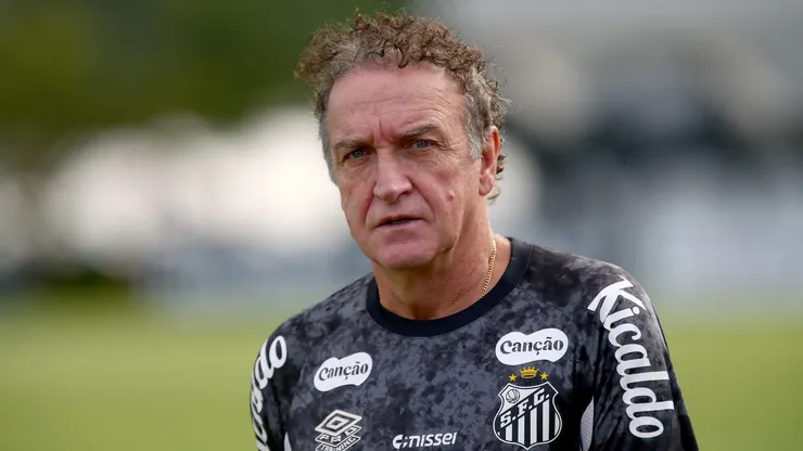 Cuca no comando do Santos FC