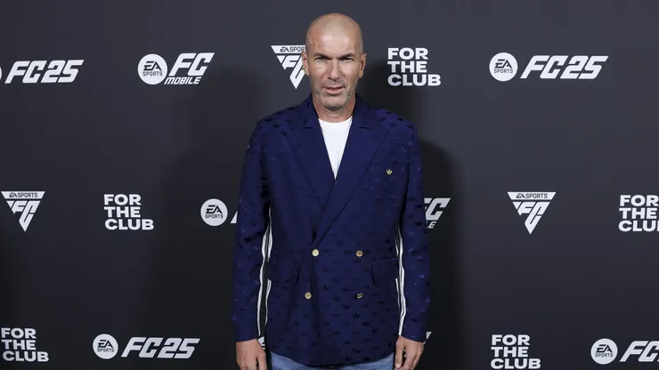 MADRID, SPAIN - SEPTEMBER 26: In this image released on September 27, 2024, Zinedine Zidane attends the global launch of EA SPORTS FC™ 25, available now, at Pabellón Satélite on September 26, 2024 in Madrid, Spain. (Photo by Pablo Cuadra/Getty Images for EA SPORTS FC™ 25)