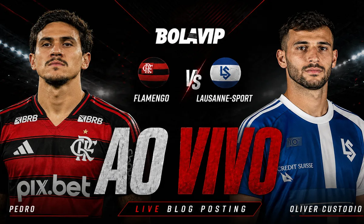 Ao Vivo | Flamengo x Lausanne-Sport: acompanhe de graça o jogo em tempo real | Amistoso 2026