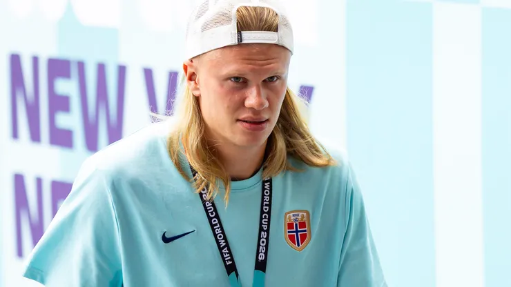 Haaland marcou dois gols contra o Brasil.