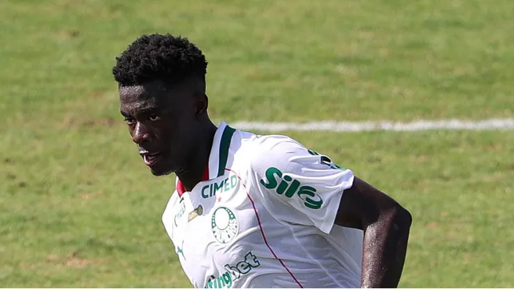 Miguel Cinoncelli Bilong, atacante do Palmeiras. Foto: Cesar/Greco