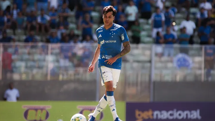 Kaio Jorge marcou um gol no amistoso do Cruzeiro. Foto: Gustavo Martins/Cruzeiro