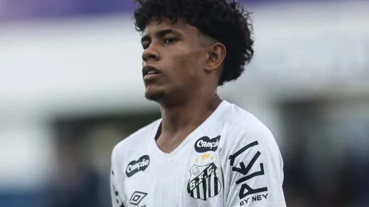 Atacante tem o futuro incerto - Foto: Reinaldo Campos/Santos FC.