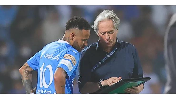 Jorge Jesus treinou Neymar no Al-Hilal Foto: IMAGO / Power Sport Images