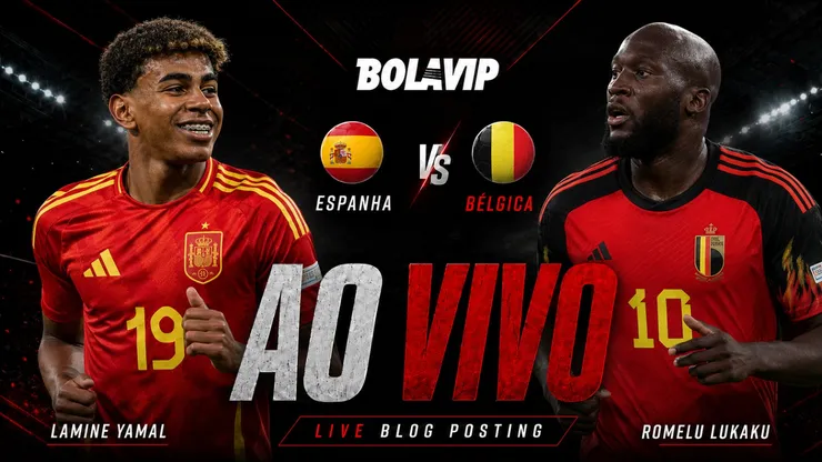 Ao Vivo | Espanha x Bélgica: