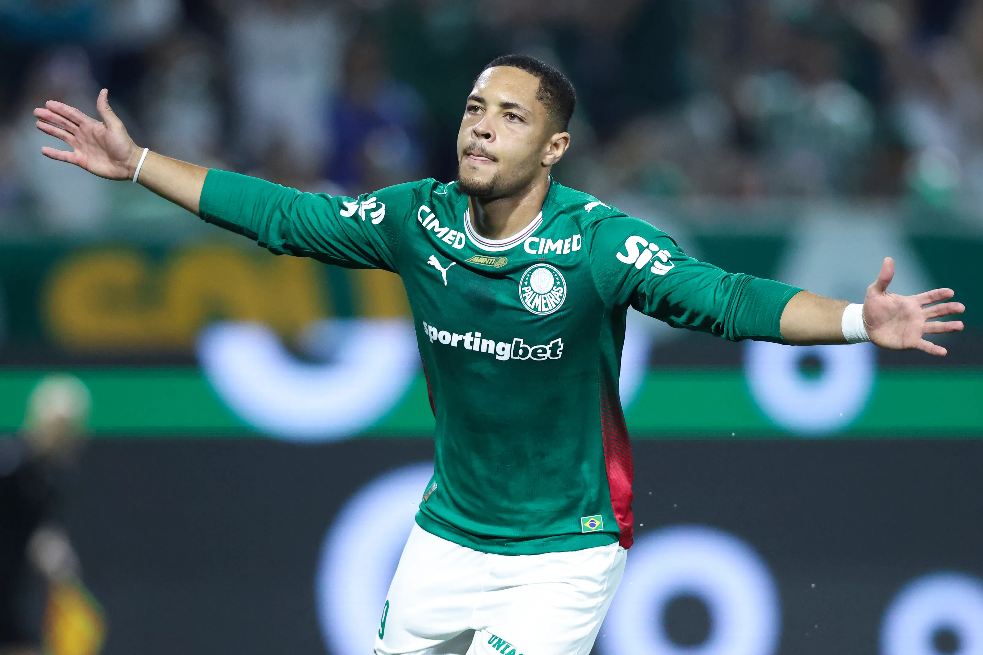 Vitor Roque. Foto: Alexandre Schneider/Getty Images