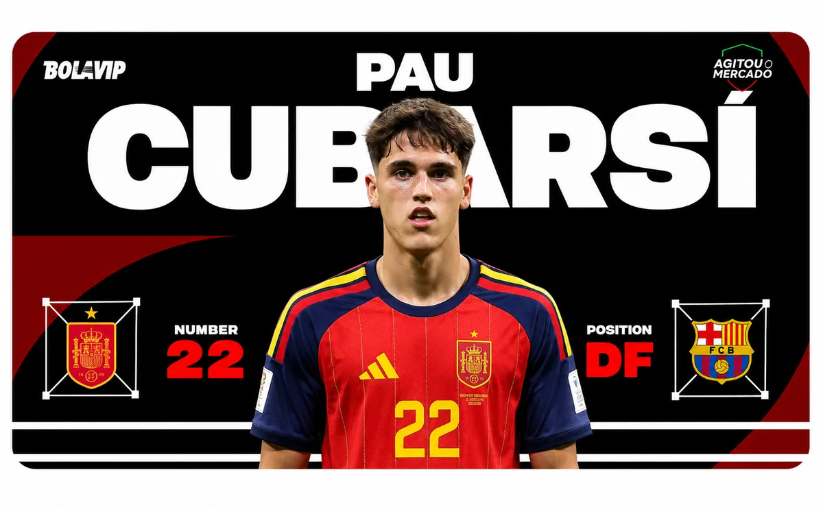 Pau Cubarsí tem papel decisivo na defesa da Espanha e deve sair ainda mais valorizado após a Copa