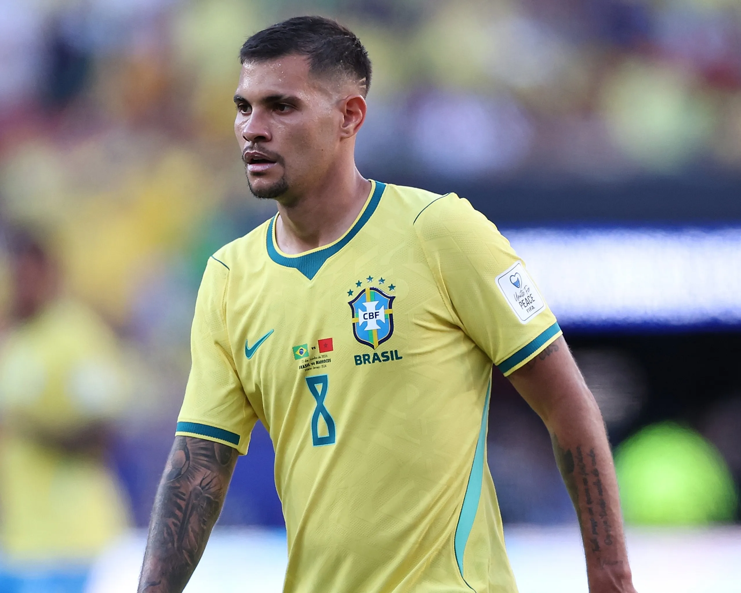 Bruno Guimarães. Foto: Kevin C. Cox/Getty Images