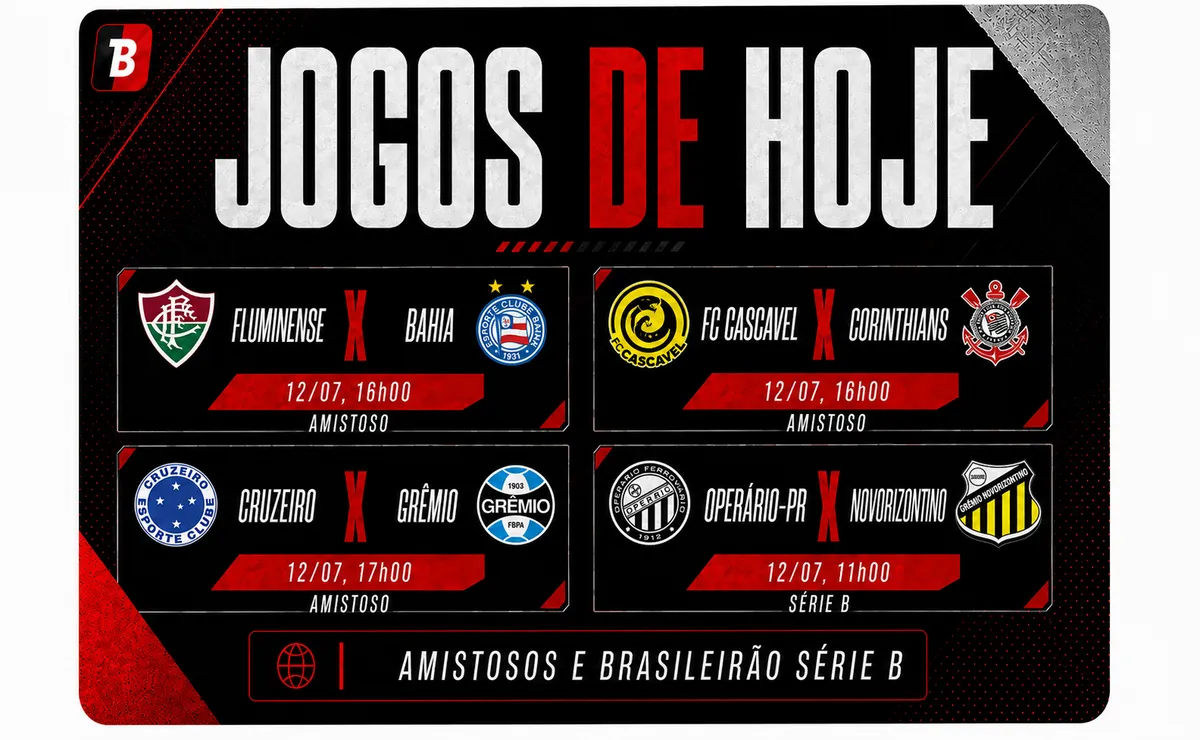 Fluminense, Corinthians e Cruzeiro entram em campo neste domingo; veja horários e onde assistir ao vivo