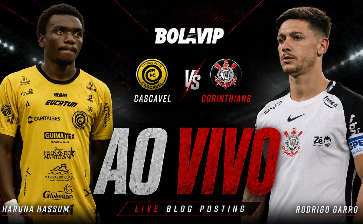 Ao Vivo | Cascavel x Corinthians: acompanhe de graça o jogo em tempo real | Amistoso