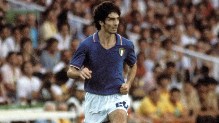 Paolo Rossi marcou seis gols na campanha do tricampeonato da Itália em 1982