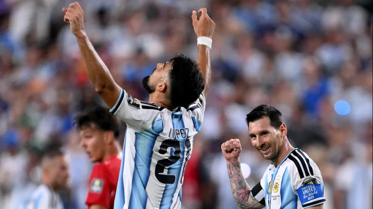 Flaco López na Copa do Mundo. (Photo by David Ramos/Getty Images)