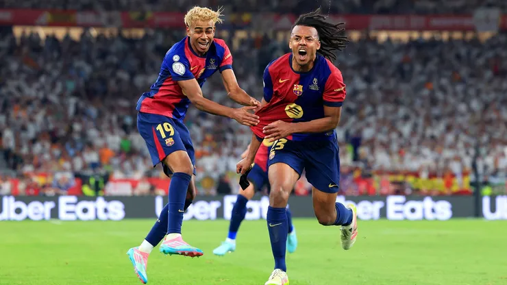 Lamine Yamal e Jules Koundé são companheiros de Barcelona