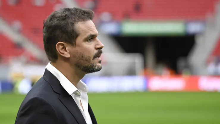 Admar Lopes diretor executivo do Vasco antes da partida contra o Botafogo no estadio Mane Garrincha pelo campeonato Brasileiro A 2025.