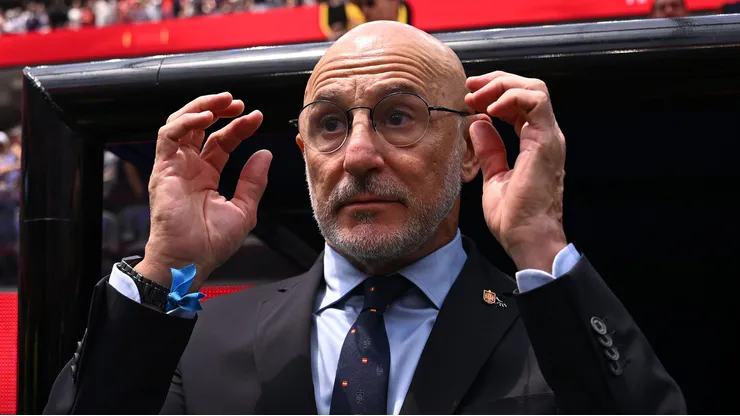 Luis De La Fuente técnico da Espanha durante a Copa do Mundo de 2026