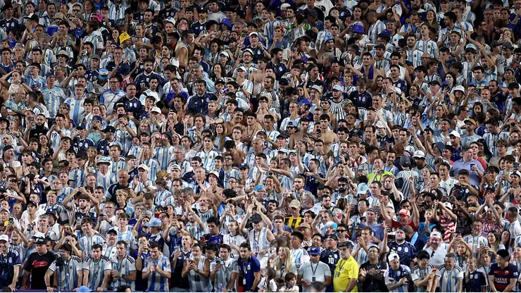 Argentina na Copa. F/oto: Kevin C. Cox/Getty Images