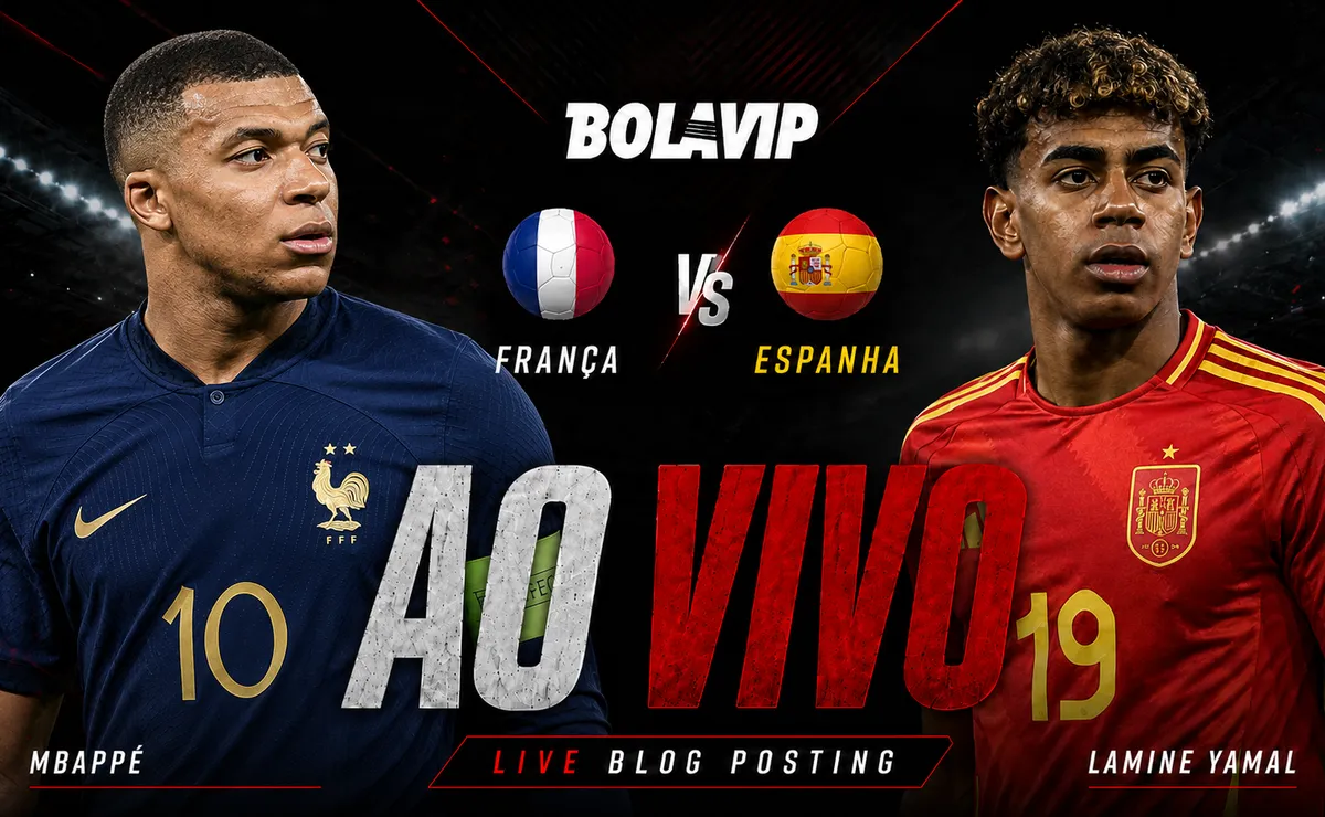 Ao Vivo | França x Espanha: acompanhe de graça o jogo em tempo real | Copa do Mundo 2026