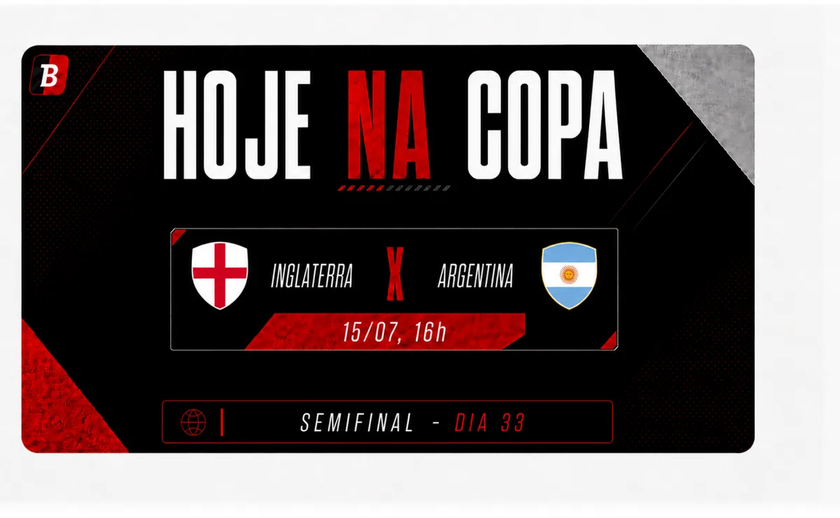 Inglaterra X Argentina marca as semifinais da Copa do Mundo 2026; veja horários e onde assistir ao vivo