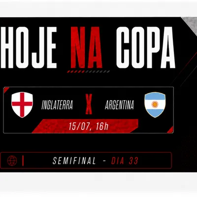 Inglaterra X Argentina marca as semifinais da Copa 2026