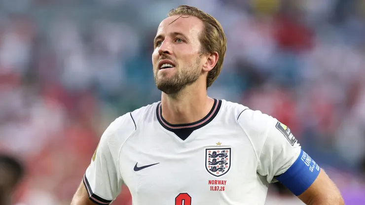 Harry Kane durante a partida das quartas de final da Copa do Mundo entre Noruega e Inglaterra. (Photo by Justin Setterfield/Getty Images)