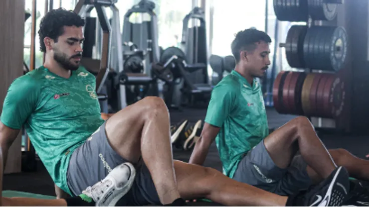 Atletas durante treinamento - Foto: Lenilson Santos/Floresta EC