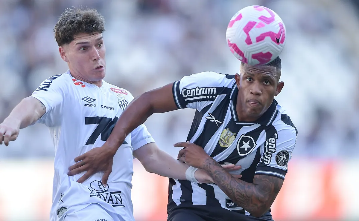 Botafogo x Santos: Inteligência Artificial prevê equipe santista sendo derrotada no Brasileirão