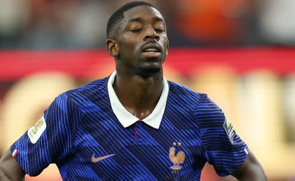 Galvão Bueno reprova atuação de Dembélé em eliminação da França: “Parecia que nem estava em campo”