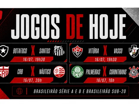 Botafogo, Santos e Vasco jogam nesta quinta-feira (16)