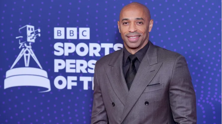 MANCHESTER, ENGLAND - DECEMBER 18: Thierry Henry attends BBC Sports Personality of the Year 2025 at Dock10 Studios on December 18, 2025 in Manchester, England. (Photo by Dominic Lipinski/Getty Images)