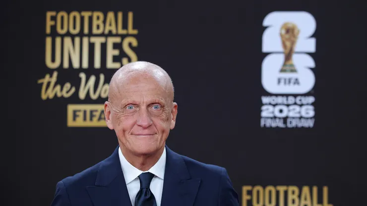 WASHINGTON, DC - DECEMBER 05: Pierluigi Collina, Chairman of the FIFA Referees Committee, attends the FIFA World Cup 2026 Official Draw at John F. Kennedy Center for the Performing Arts on December 05, 2025 in Washington, DC. (Photo by Kevin Dietsch/Getty Images)