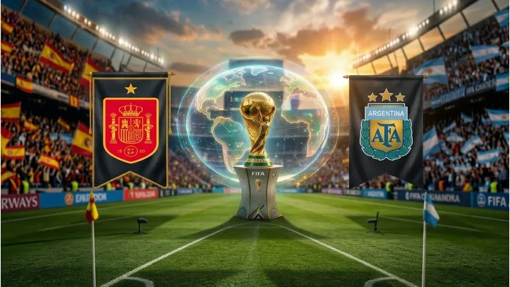 Previsão para Espanha x Argentina. Foto: Gerada por IA/Gemini
