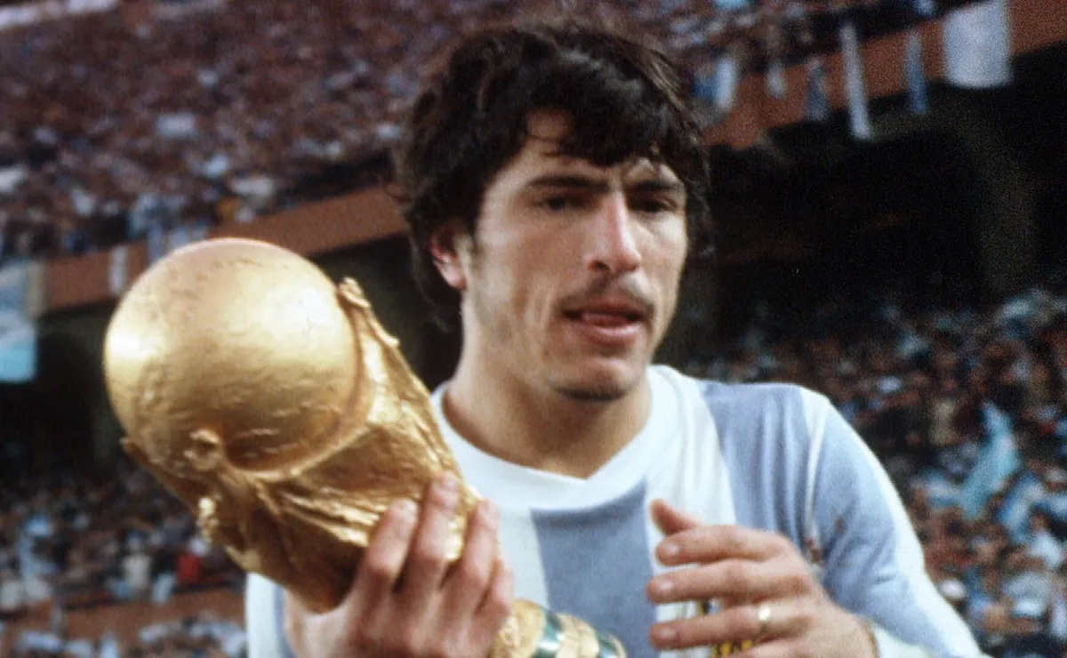 Daniel Passarella, o único argentino bicampeão da Copa do Mundo FIFA como jogador da Albiceleste