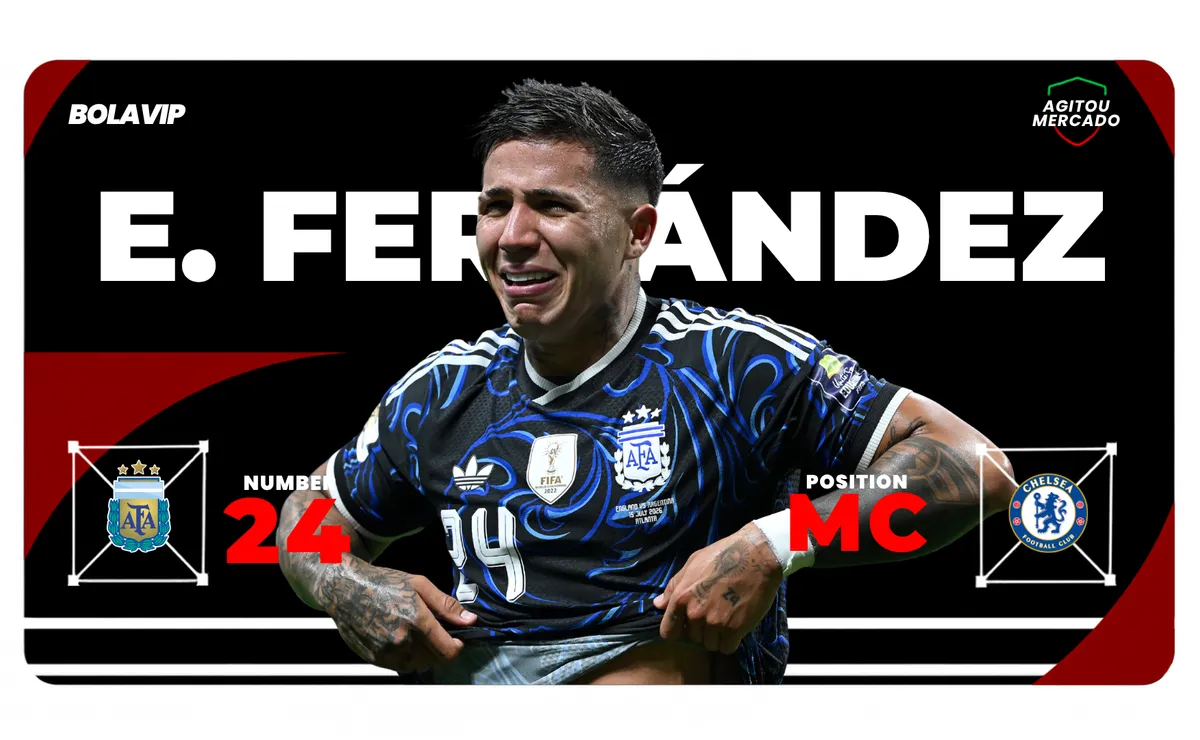 Agitou o mercado: Enzo Fernández decide contra Inglaterra e gigantes da Europa entram na disputa