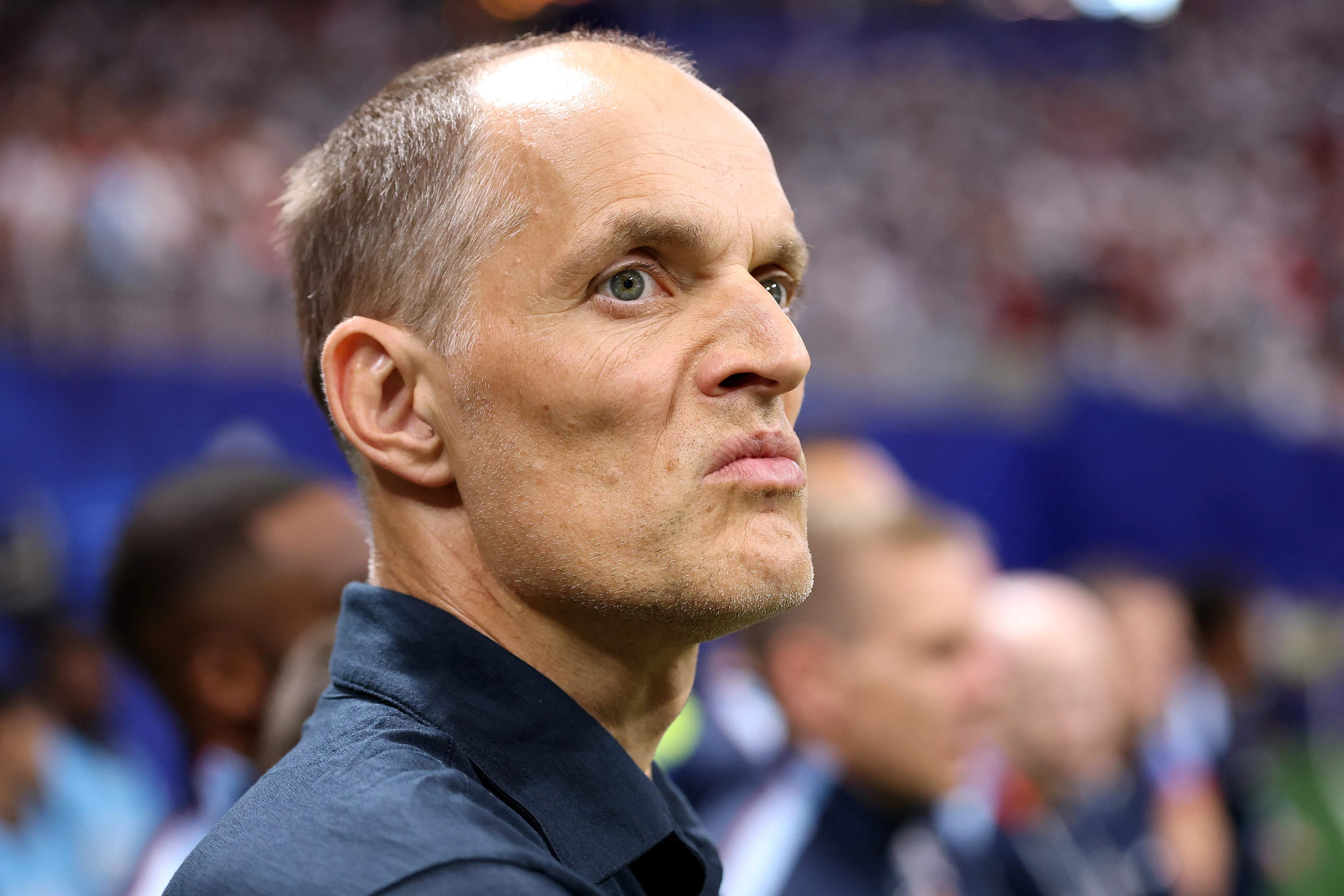 Thomas Tuchel e a Inglaterra amargaram dura virada para a Argentina na semifinal da Copa – Foto: Justin Setterfield/Getty Images