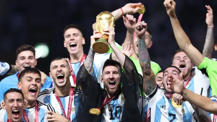 Argentina campeã do mundo em 2022. Foto: Julian Finney/Getty Images