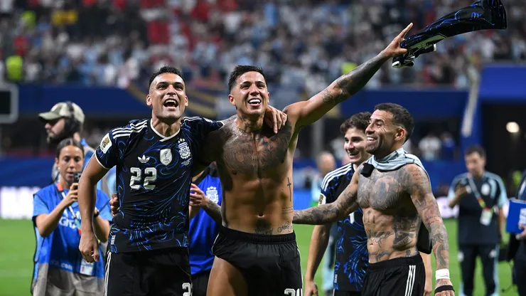 Enzo e Lautaro tem sido grandes personagens da Argentina. (Photo by Shaun Botterill/Getty Images)