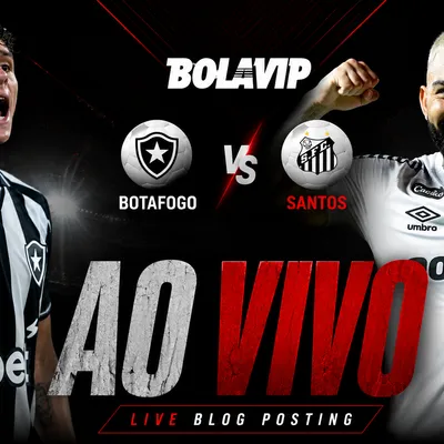 Ao Vivo | Botafogo x Santos (1x0): Brasileirão