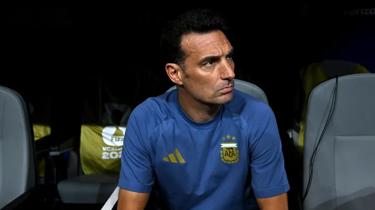 Scaloni na Copa do Mundo. (Photo by Shaun Botterill/Getty Images)